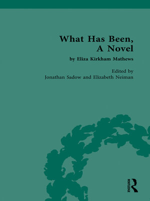 cover image of What Has Been. a Novel, by Eliza Kirkham Mathews